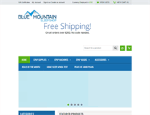 Tablet Screenshot of bluemountainsleep.com